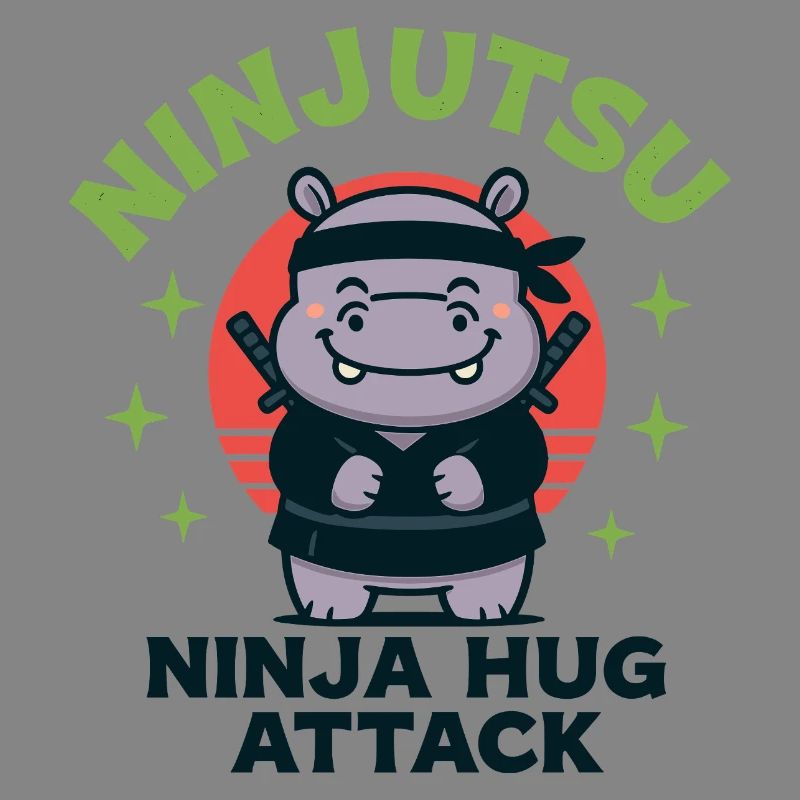 Ninja Cuddle Hippo
