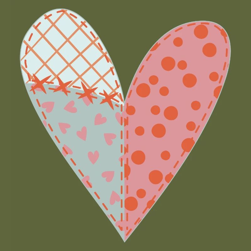 Patchwork Herz Nr. 11