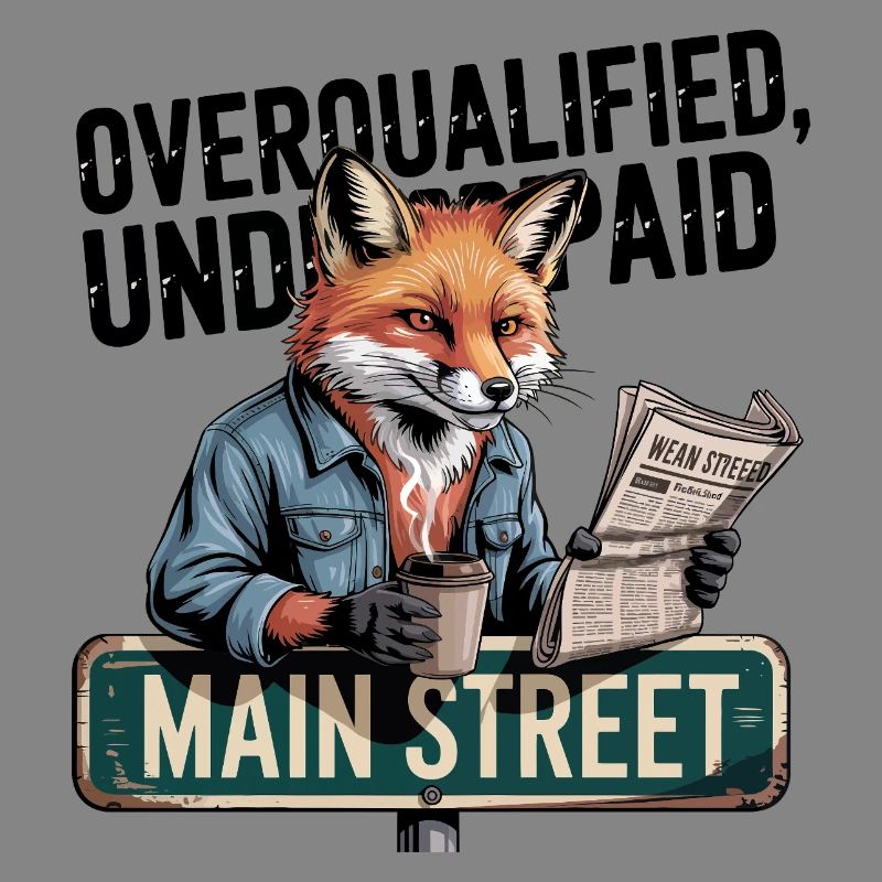 Overqualified Underpaid Fox