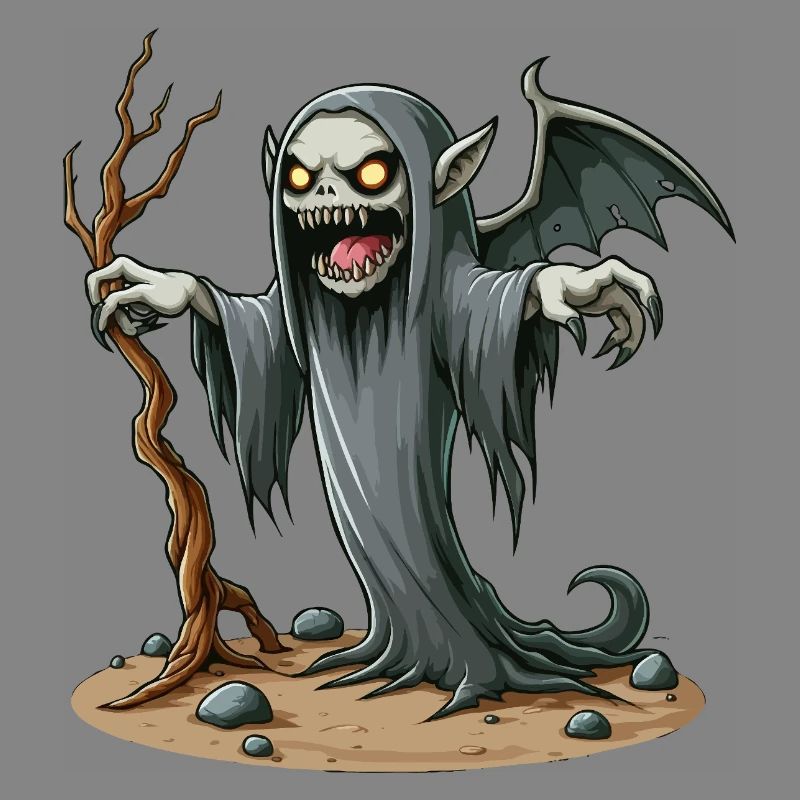 Sensenmann-Banshee auf der Erde