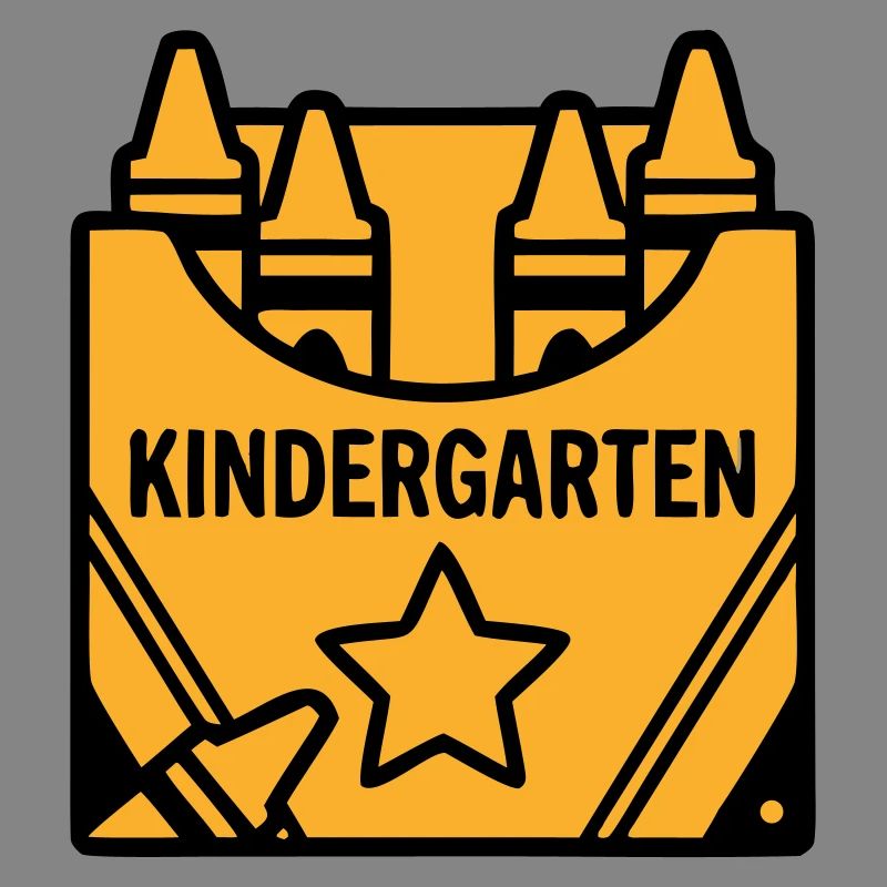 Crayons Kindergarten Logo