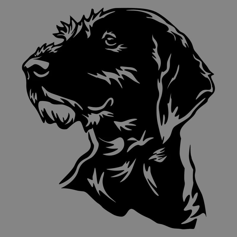 German Wirehaired Head