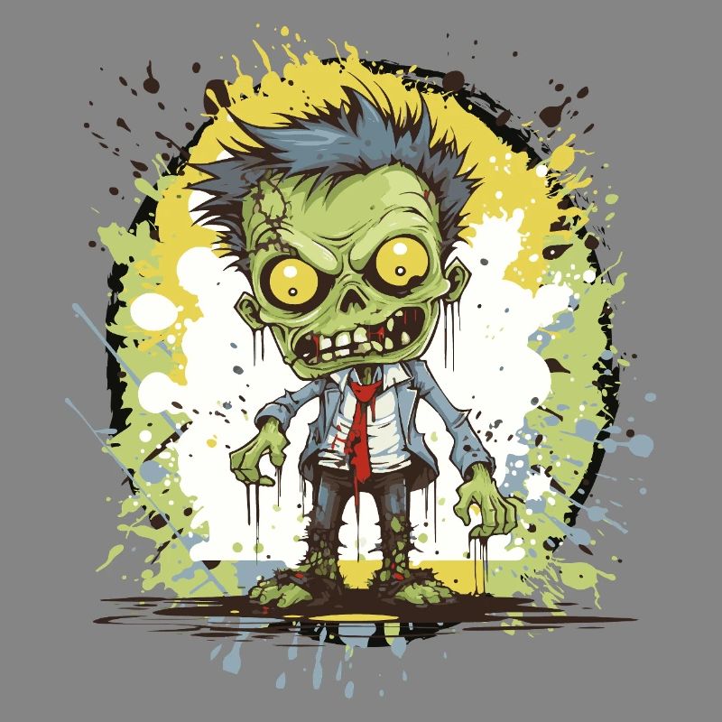 Zombie Comic Splatter