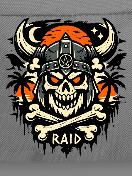 Schädel Raid Helm Symbolik