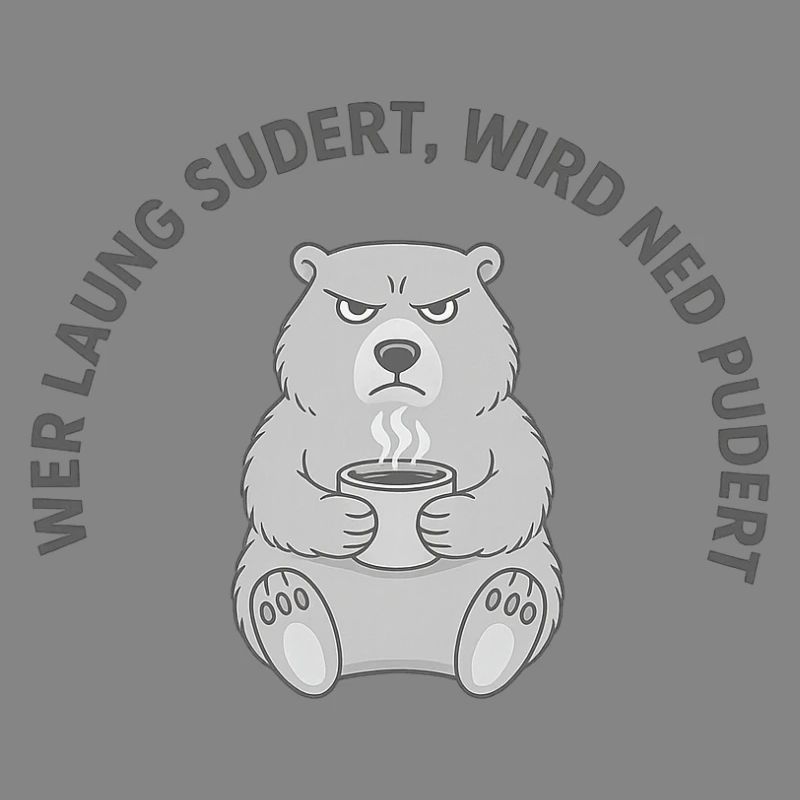 Wer laung sudert, wird ned pudert – Grumpy Coffee