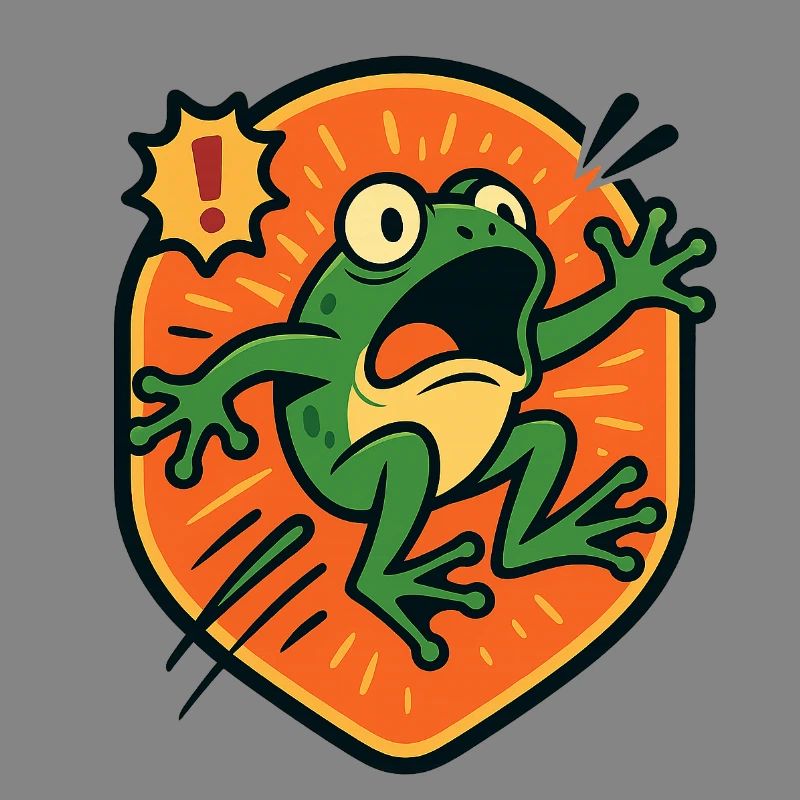 Panikfrosch-Abzeichen