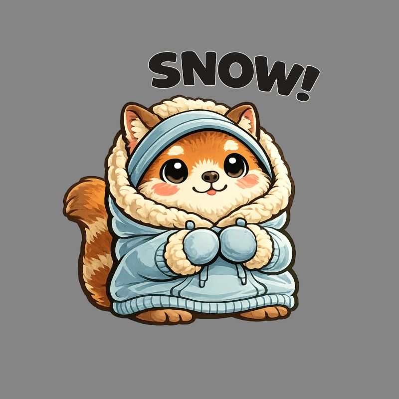 Fuchs im Winterpullover