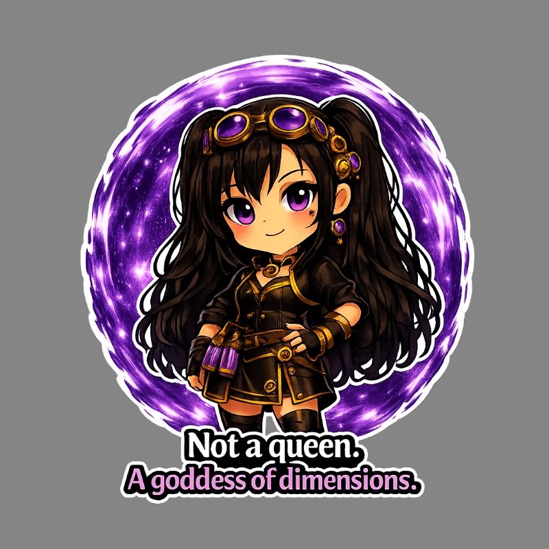 Déesse des Dimensions Lune – Steampunk Chibi