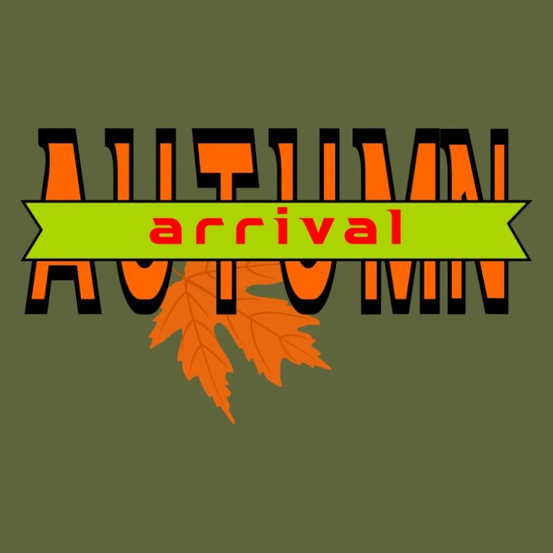 Automne Feuille Arrivée Design Graphique
