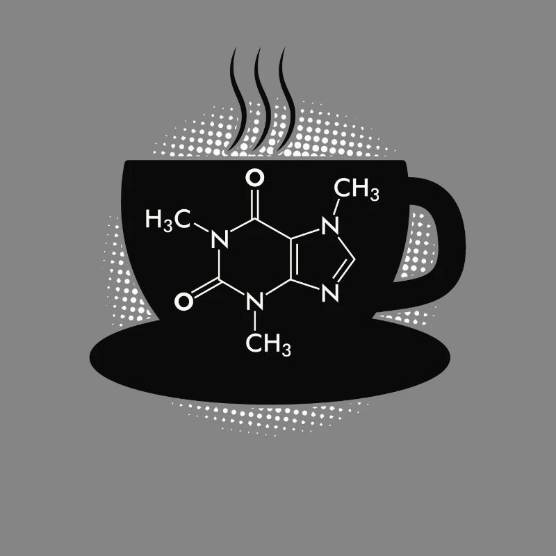 Café Caffeine Molecule