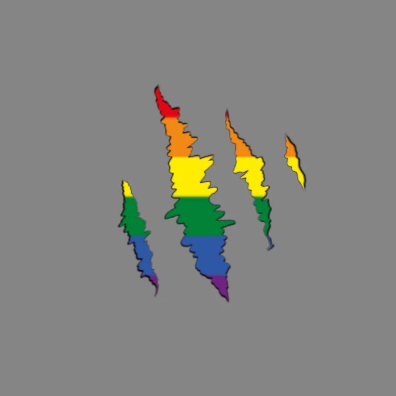 Rainbow Claw Scratch Trace