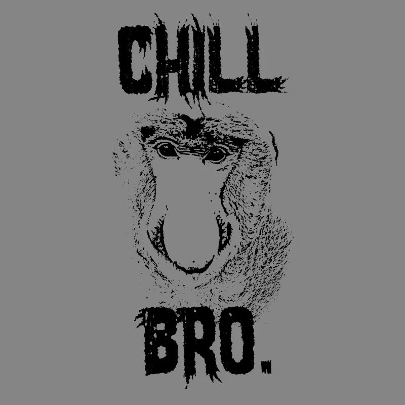 Chill Bro Proboscis Monkey Gift