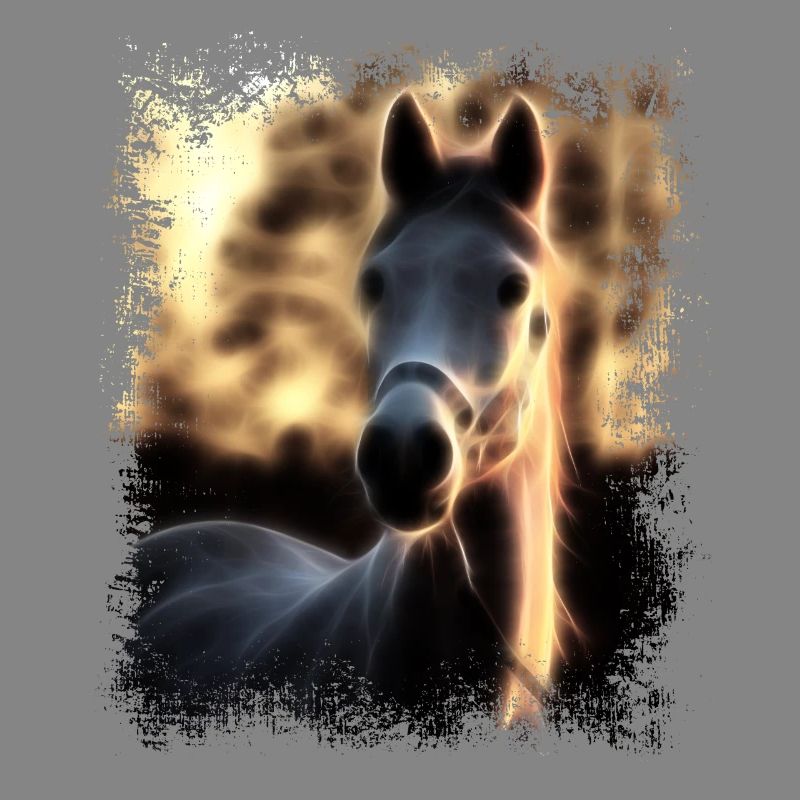 Cheval Gris Doré