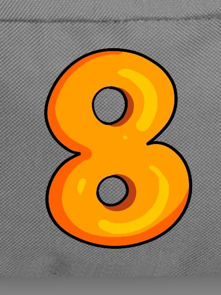 Nummer 8 - Zahl 8