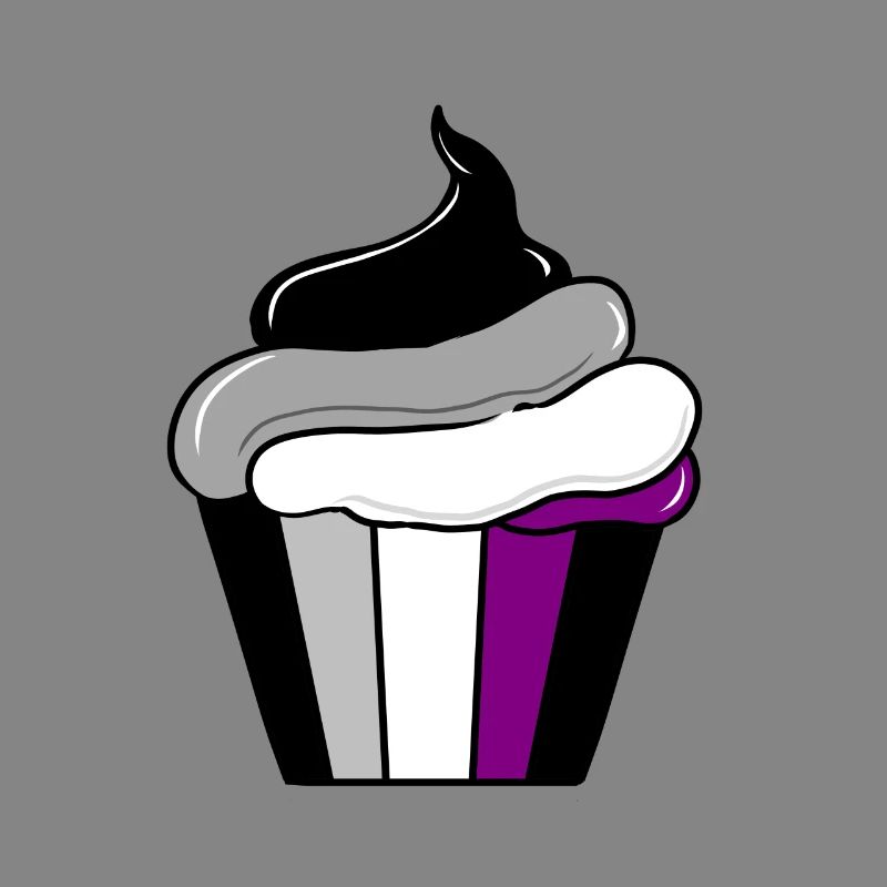 Ace Pride Cupcake