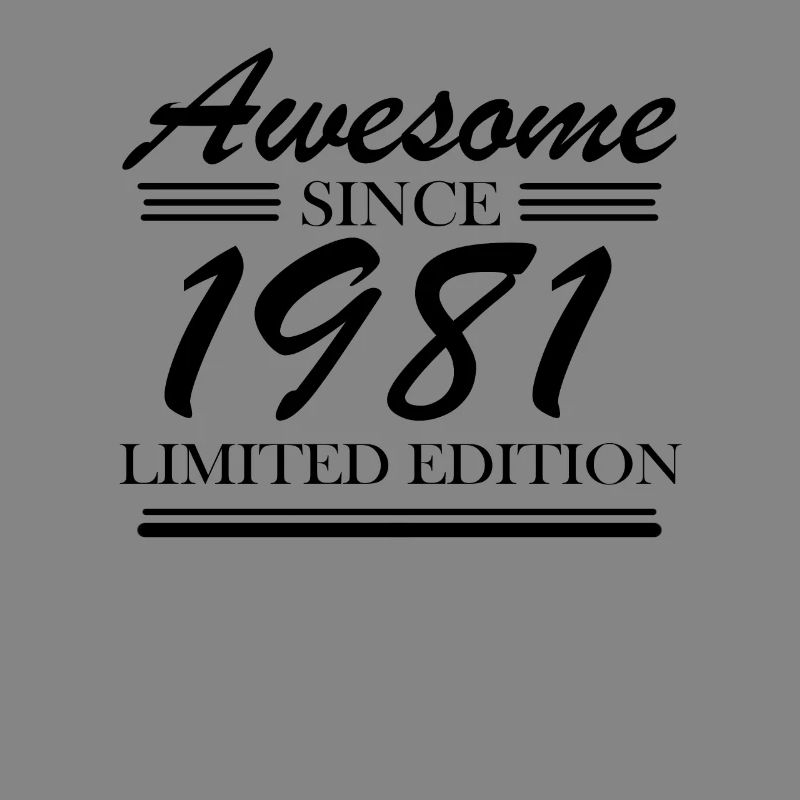 1981 - Born 1981