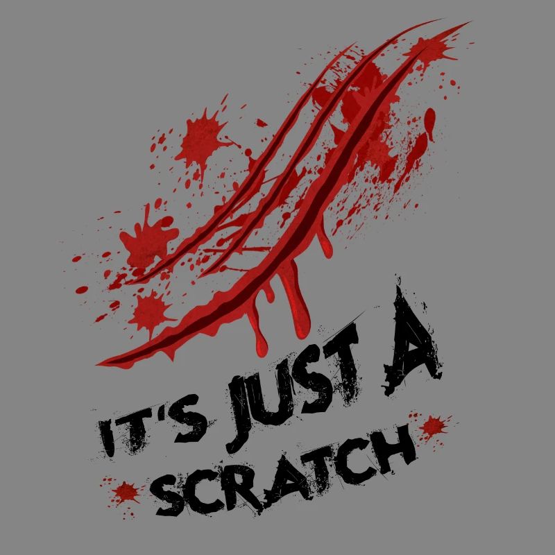 Nur ein Kratzer - Just a scratch