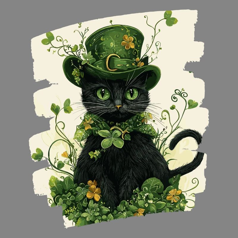 Chat de la Saint-Patrick