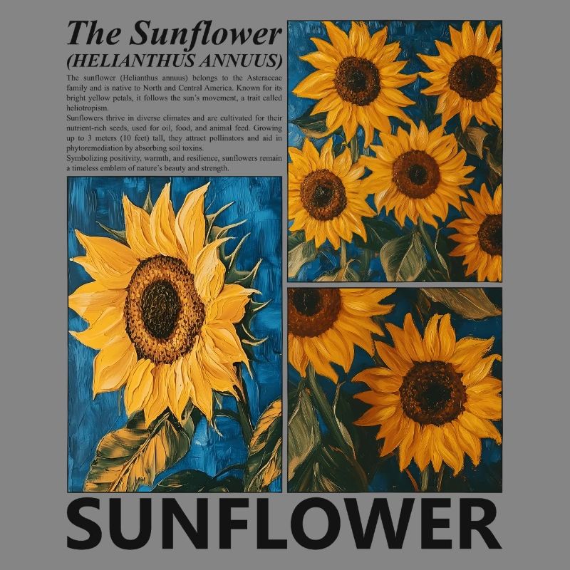 Sunflower Summer Nature Botany Blossoms Gift