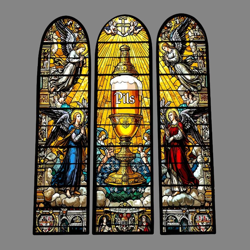 Bier Kirchen Fenster Männertag Himmelfahrt