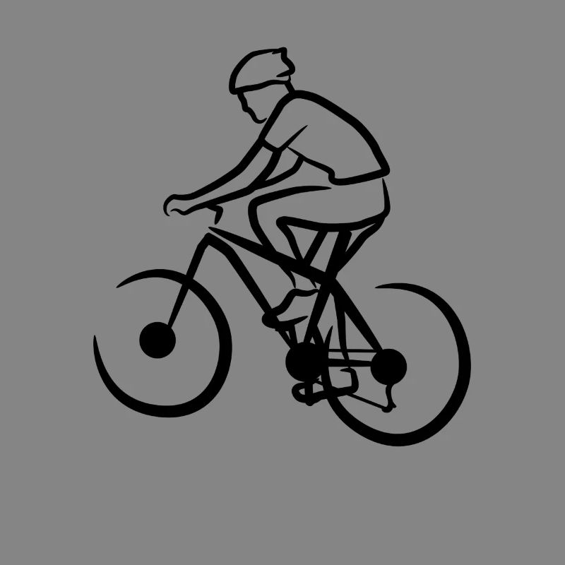 Mountain Biker Drawing
