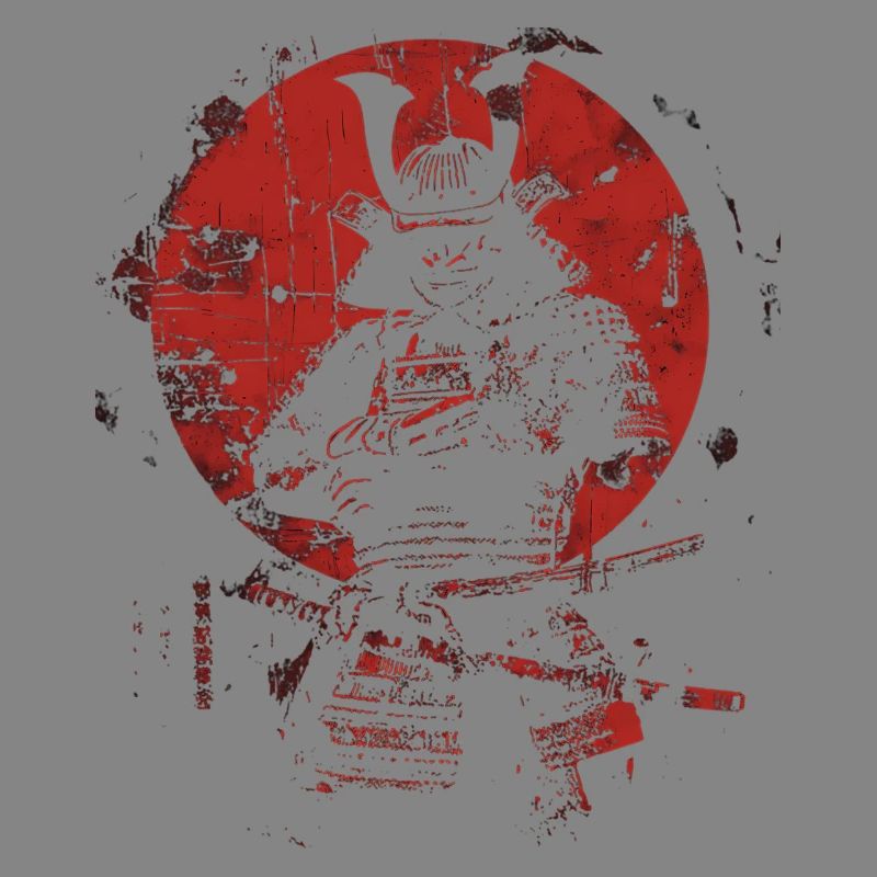 Szenerie eines Samurai Kriegers