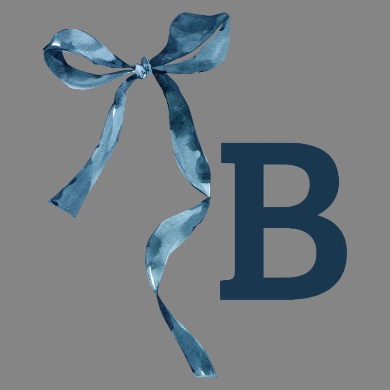 Monogramme b idée cadeau