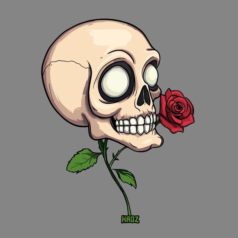 Skull Rose