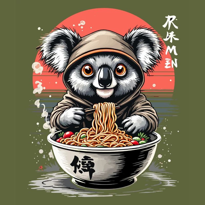 Koala Ramen en sweat à capuche