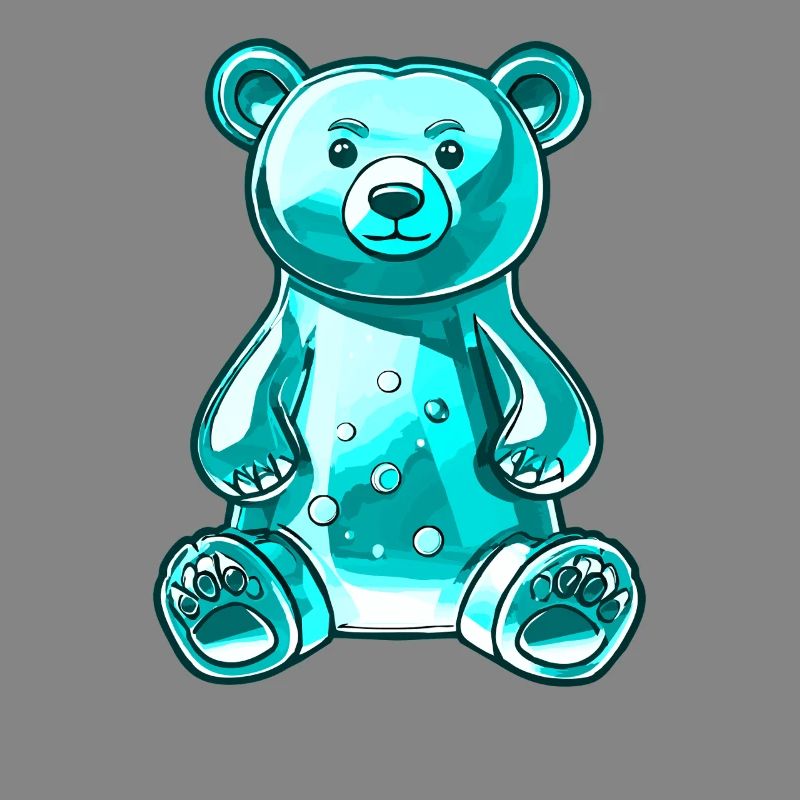 Gummy Bear Turquoise