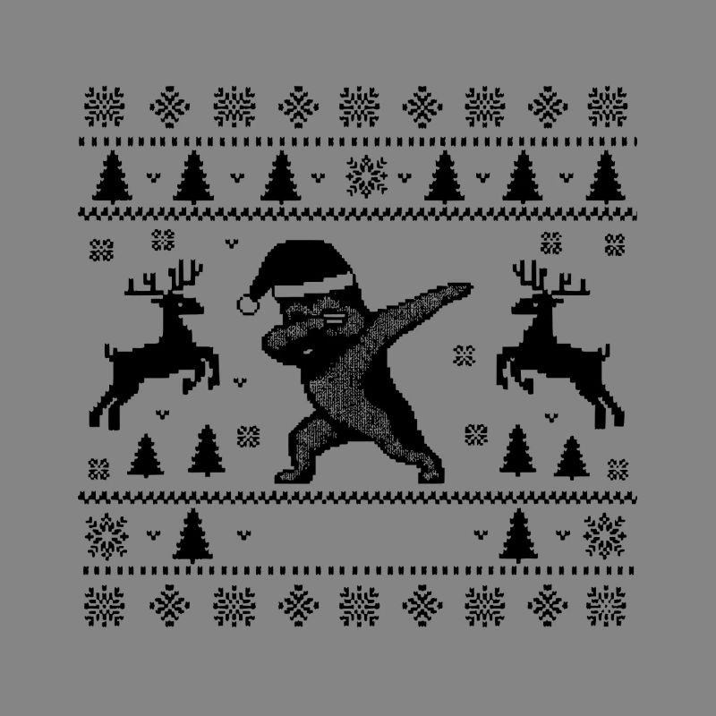 Dabbing Deutscher Schäferhund Weihnachtsmann