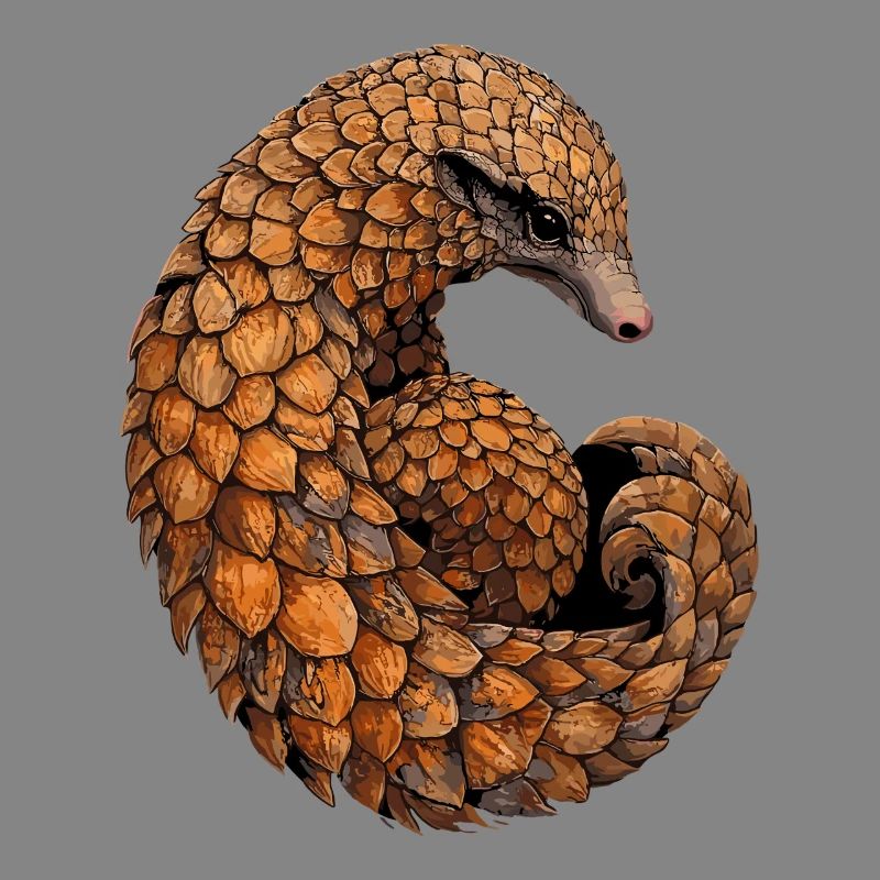 Pangolin Pangolin Pine Cone Pangolins