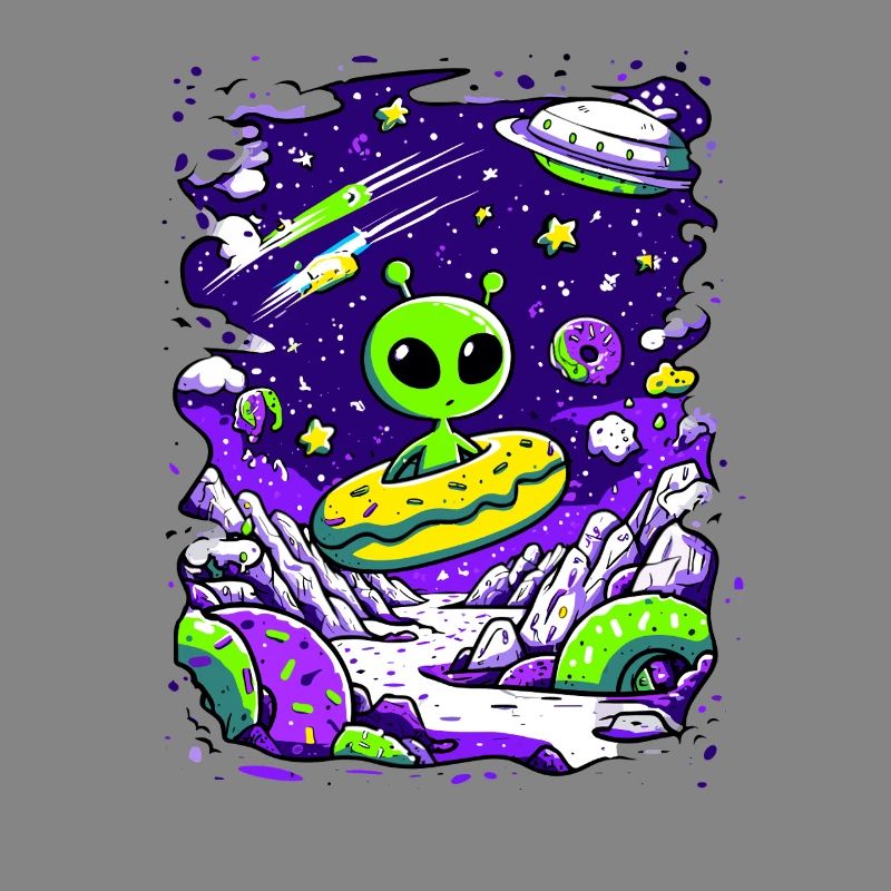 Beignet extraterrestre dans l’espace
