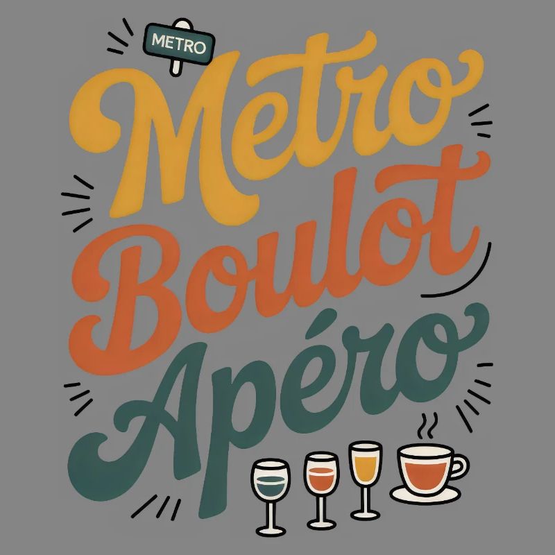 Metro Work Aperitif Humor Routine Work Evening