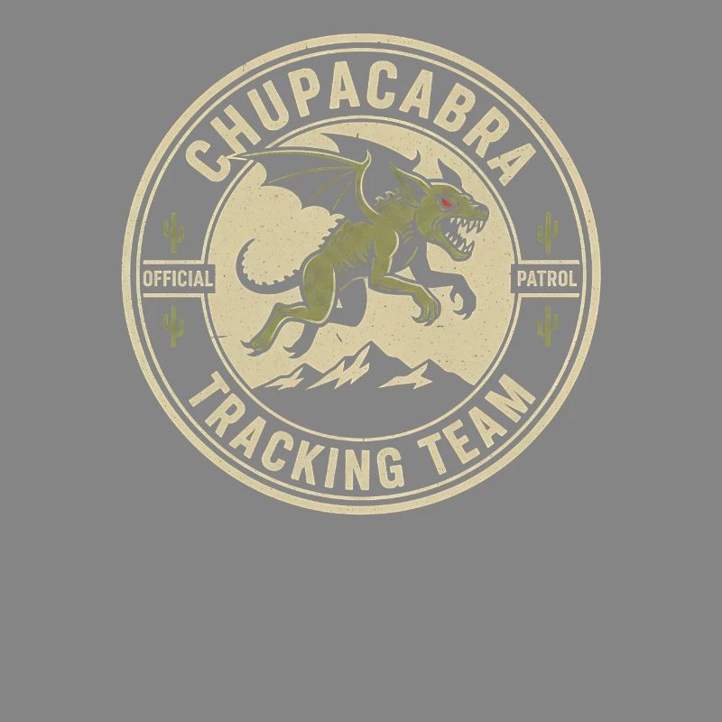 Chupacabra Pursuit Team Funny Cryptid Chupac