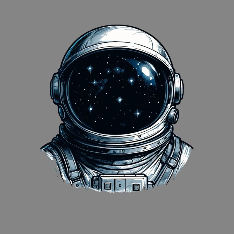 Astronaut Visor Starry Sky