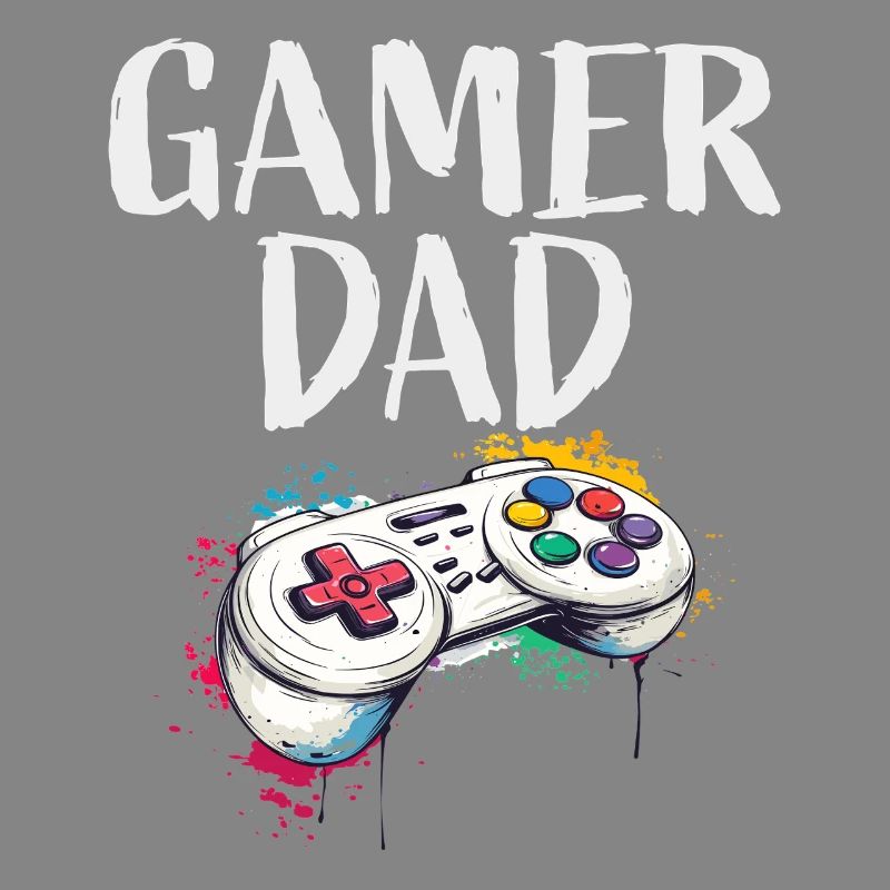 Gamer Dad Controller Kunst