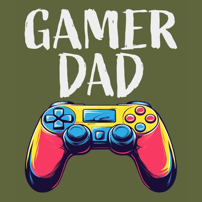 Gamer Dad Controller Graphics
