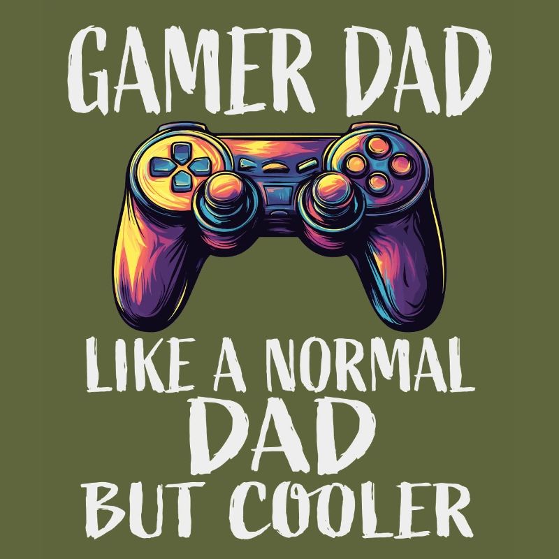 Gamer Dad Cooler Controller Spruch