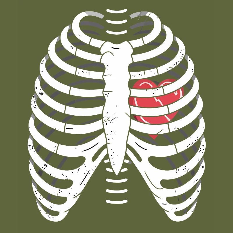Rib basket with heart