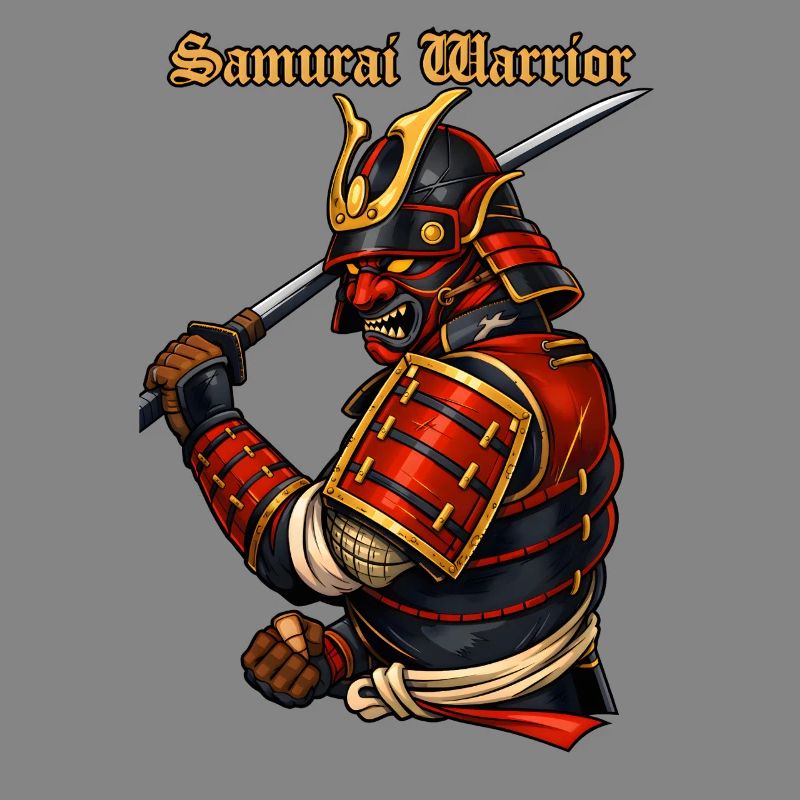 Samurai Warrior Japan Armor Conception Bushido