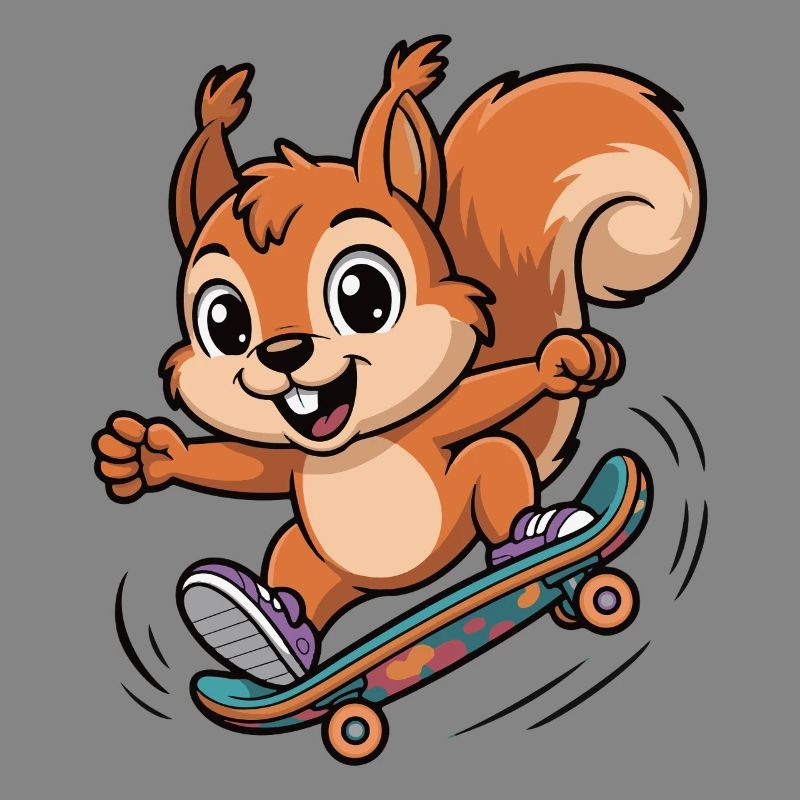Skate-Eichhörnchen Sprinter