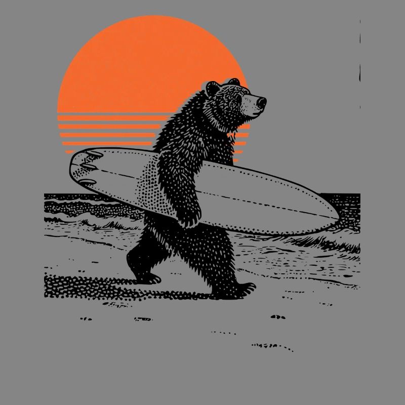 Bär mit Board