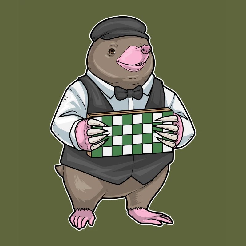 Mole Chessboard Chess Board Game