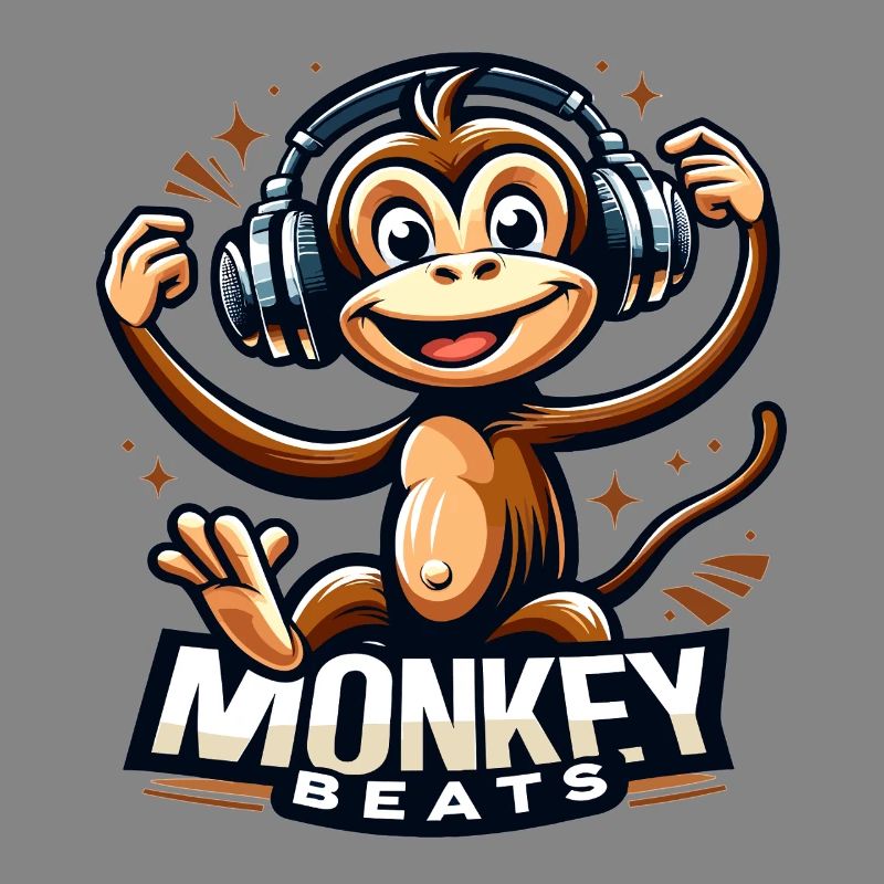 Monkey Beats Kopfhörer DJ
