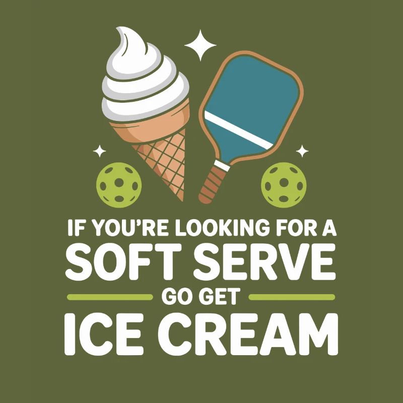 Pickleball Spieler Looking For Soft Serve Dinking