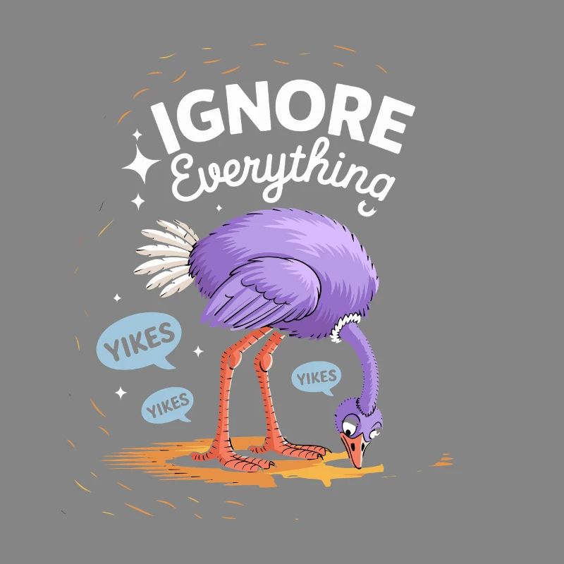 Ignore everything flamingo