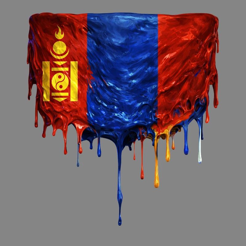 Mongolia Flag Drop
