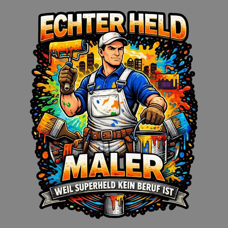 Echter Held Maler – Farbexplosion