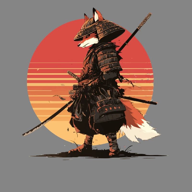 Samurai Fox at Sunset
